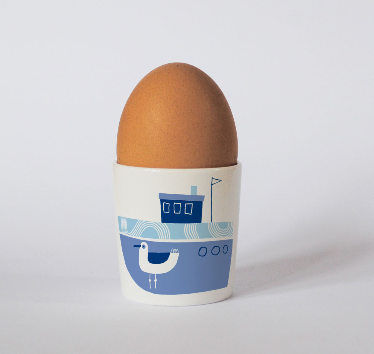 Ocean | Ship l Egg Cup | Cornwall