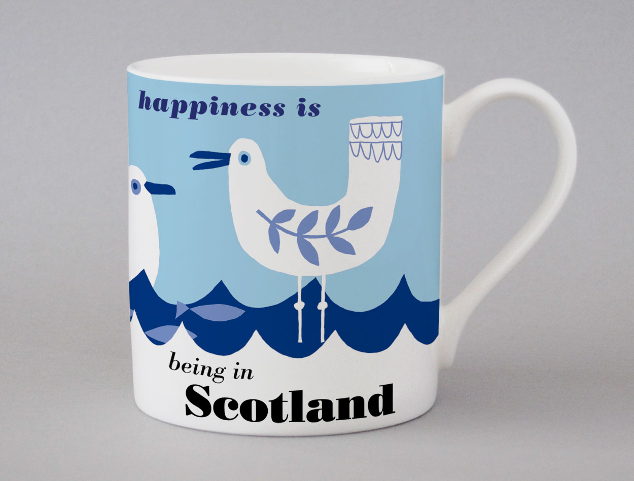 Ocean | Scotland Mug | Seagull