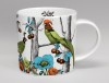 Menagerie Birds Bone China Mug White