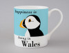 Country & Coast | Wales Mug | Puffin | Blue