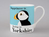 Country & Coast | Yorkshire Mug | Puffin | Blue