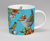 Menagerie Wren Bone China Mug Turquoise